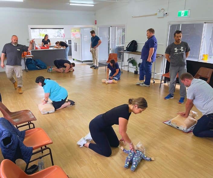 First aid and CPR course at Chermside
