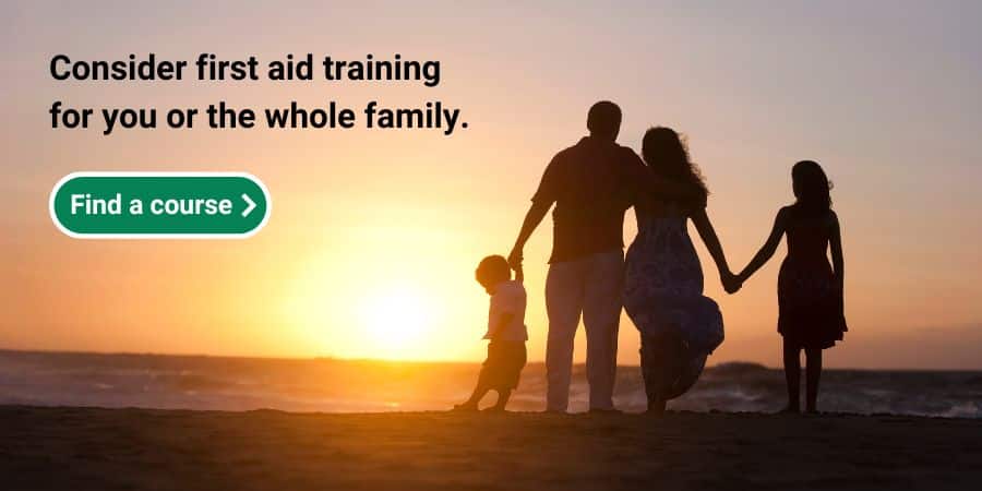 Summer first aid training fine a course